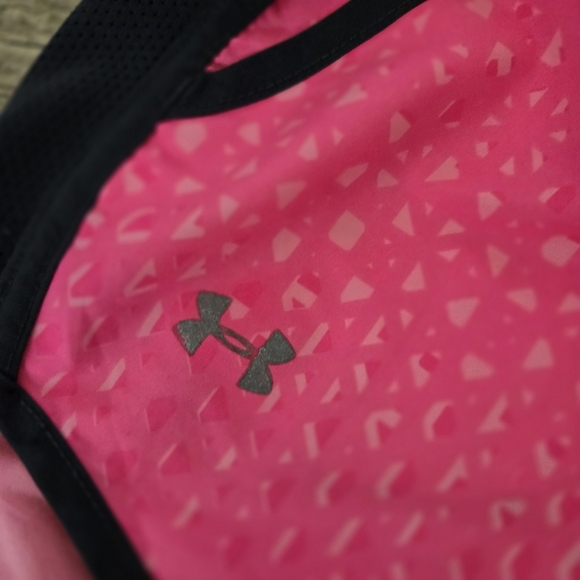Under Armour Women's Athletic Shorts - Pink and Black,  Small - Picture 3 of 8